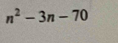 n^2-3n-70