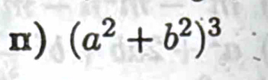 (a^2+b^2)^3