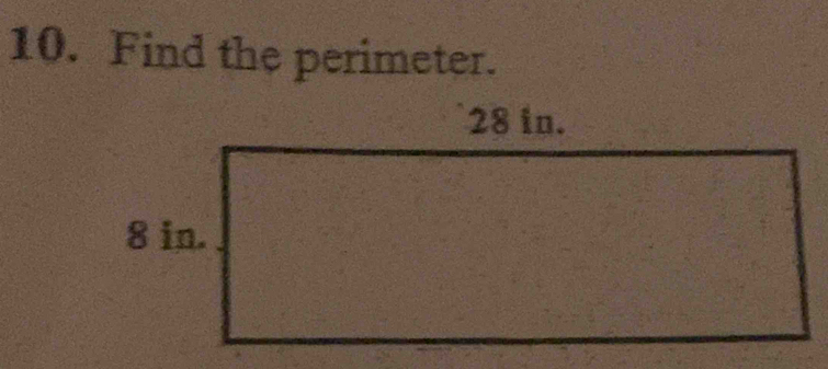 Find the perimeter.