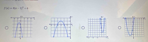 f(x)=3(x-1)^2+4