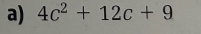 4c^2+12c+9