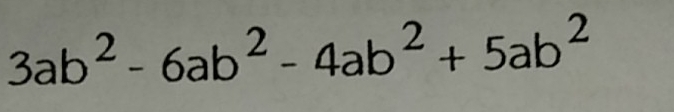 3ab^2-6ab^2-4ab^2+5ab^2