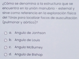 Resuelto:¿Cómo se denomina a la estructura que se encuentra en la unión ...