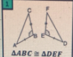 1
△ ABC≌ △ DEF