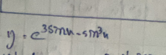 y=e^(3sin u-sin ^3)u