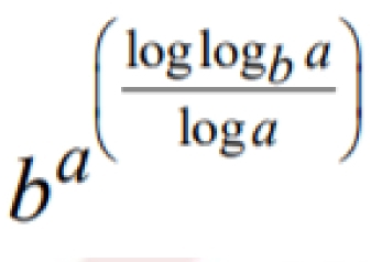 b^(a^((frac log _b)a)log a)