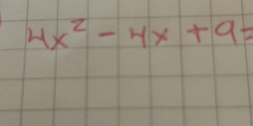 4x^2-4x+9=