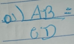  AB/CD =