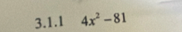 4x^2-81