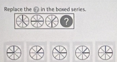 Replace the in the boxed series. 
?