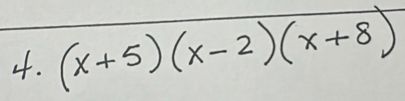 (x+5)(x-2)(x+8)