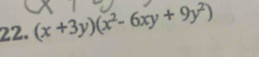 (x+3y)(x^2-6xy+9y^2)