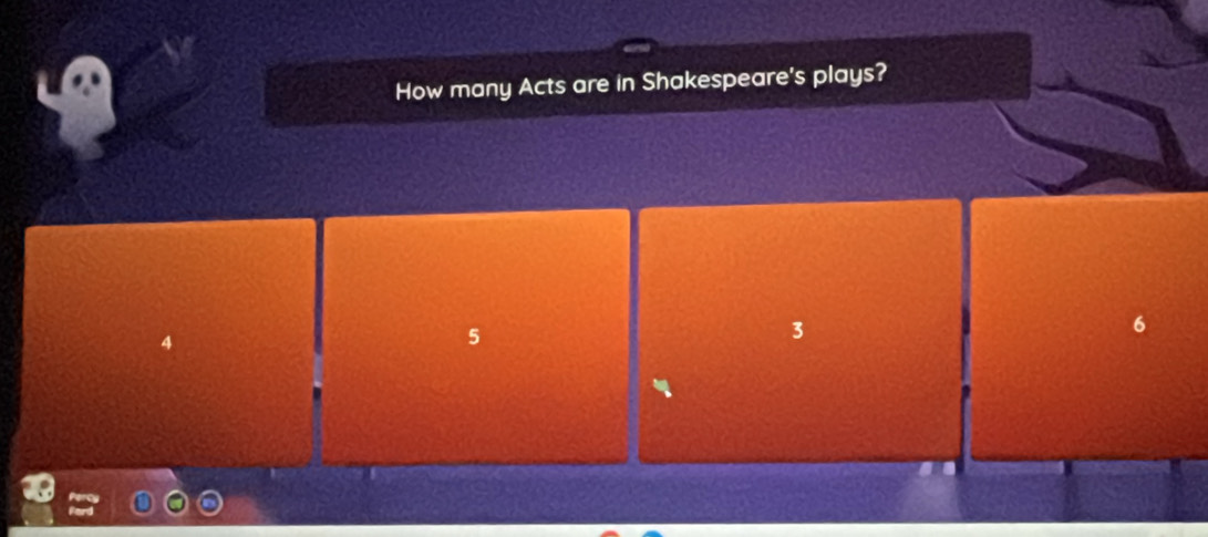 How many Acts are in Shakespeare's plays?
5
3