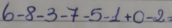 6-8-3-7-5-1+0-2=