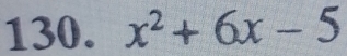 x^2+6x-5