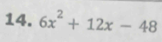 6x^2+12x-48