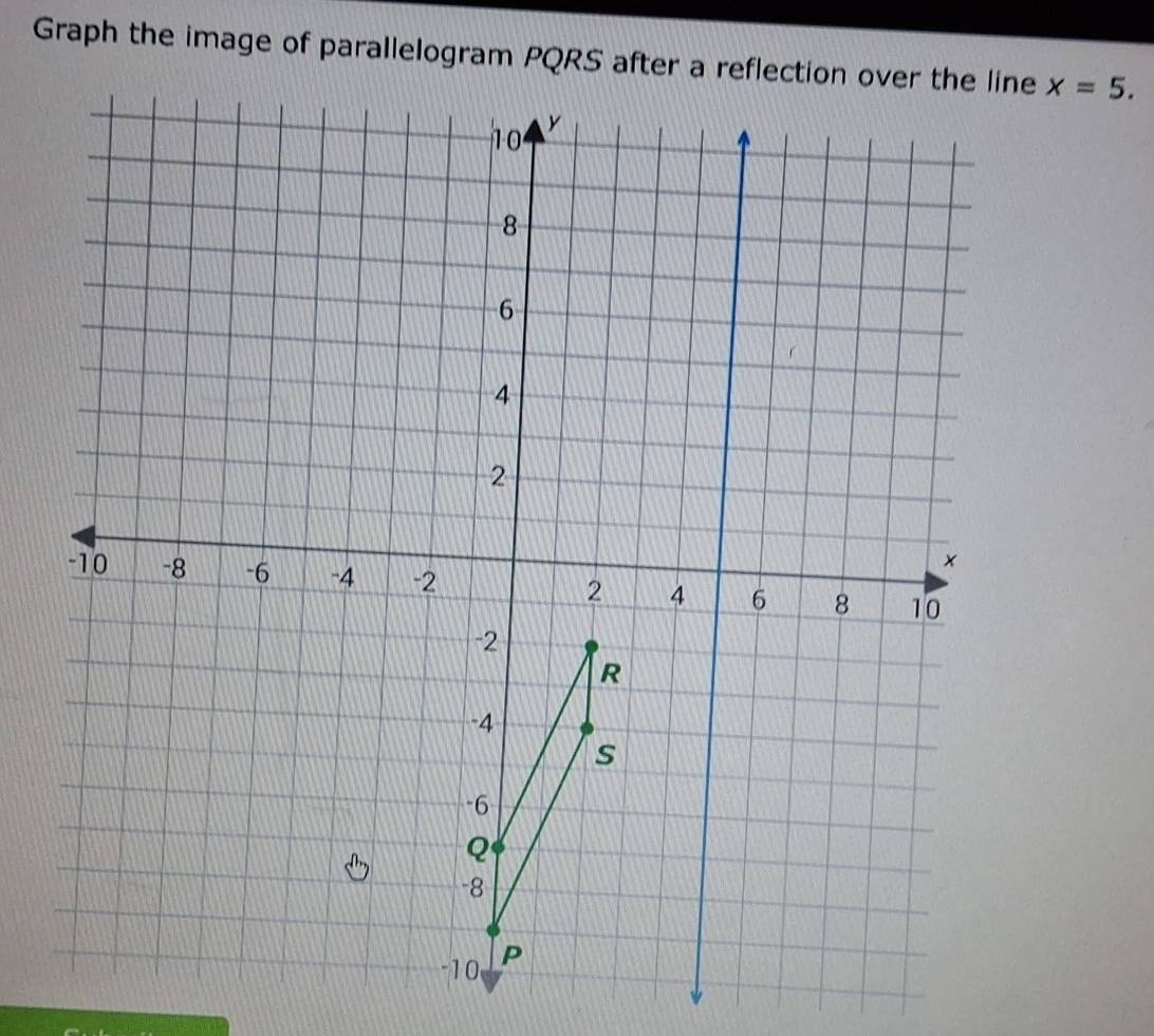 x=5.