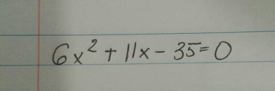 6x^2+11x-35=0