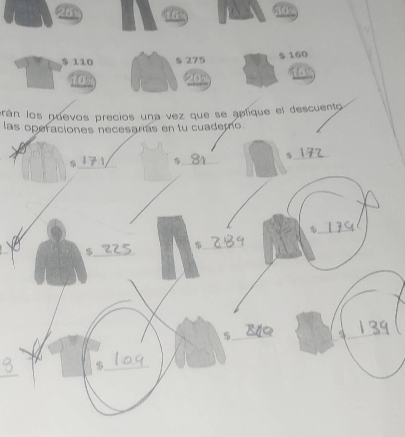 thy
$ 110 $ 275 $ 160

09
prán los nuevos precios una vez que se aplique el descuento 
las operaciones necesarias en tu cuadero. 
_