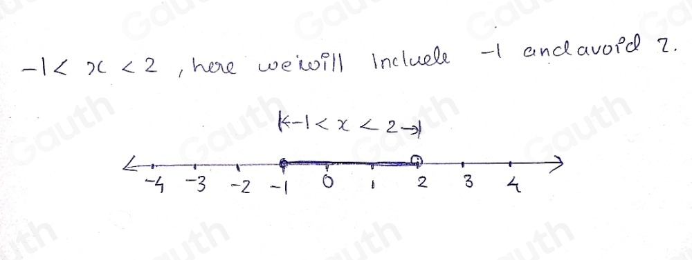 -1 , here weloill incluele -1 andavord 2.
k-1