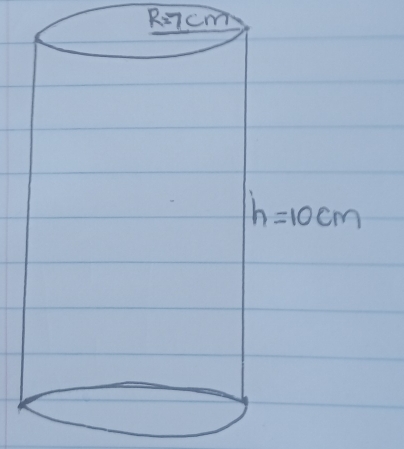 R:7C m
h=10cm