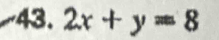 43.2x+y=8