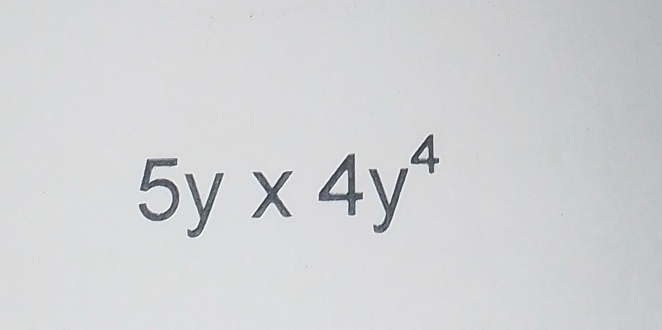 5y* 4y^4