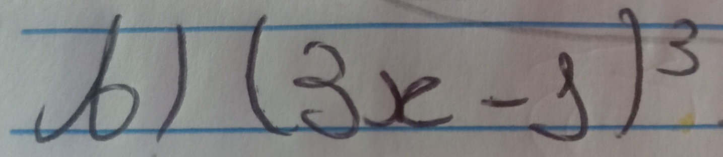 (6) (3x-1)^3