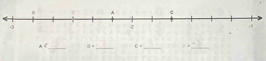 Aoverline equiv  _ 
_ B=
C= _
D= _