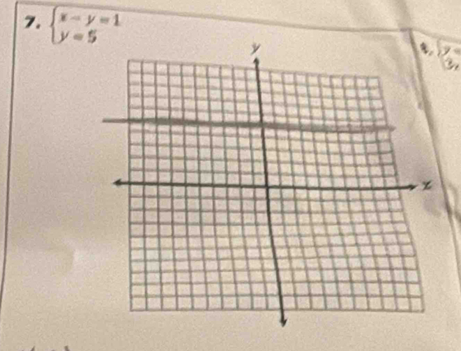 overline beginarrayl x-y=1 y=5