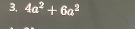 4a^2+6a^2