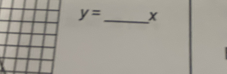 y=
X