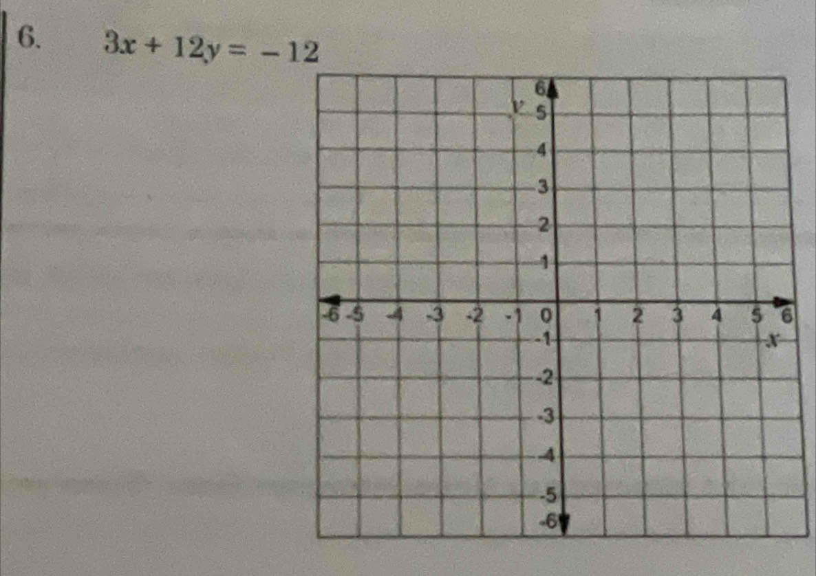 3x+12y=-12