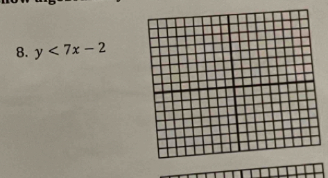 y<7x-2</tex>