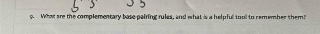 What are the complementary base-pairing rules, and what is a helpful tool to remember them?