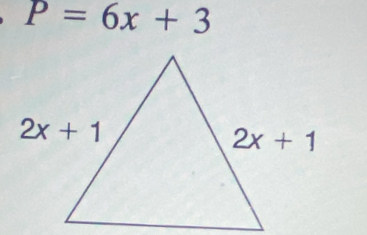 P=6x+3