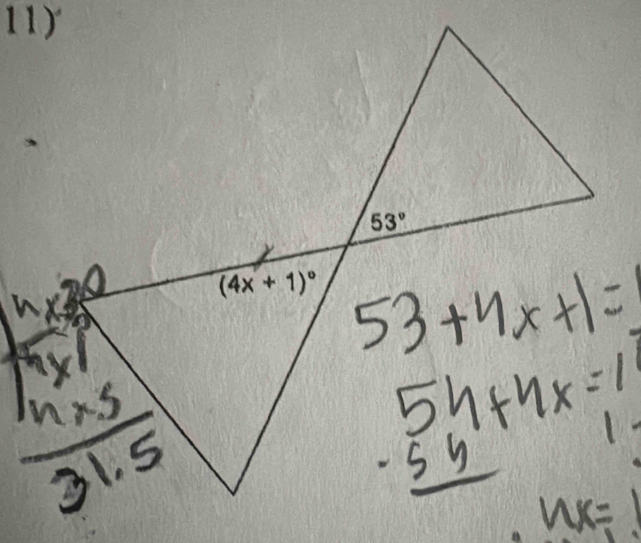 53°
(4x+1)^circ 