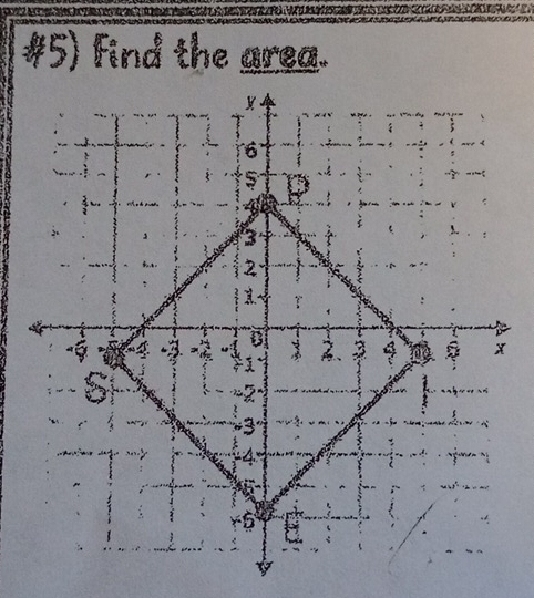 #5) Find the area.