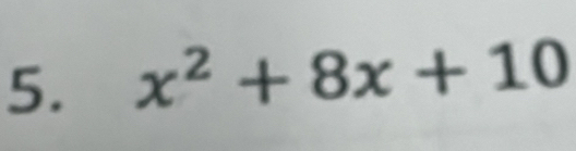 x^2+8x+10