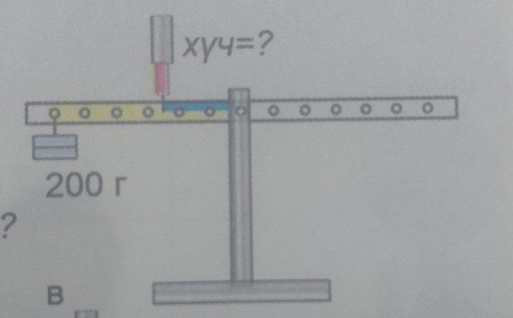 □ xy^4= ? 
o 
。 。 。 。 o 。 o
200 r 
? 
B