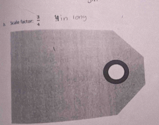 Scale factor:  3/4 