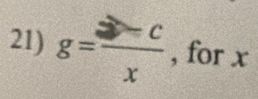 g=frac ^xx , for x