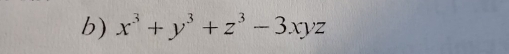 x^3+y^3+z^3-3xyz