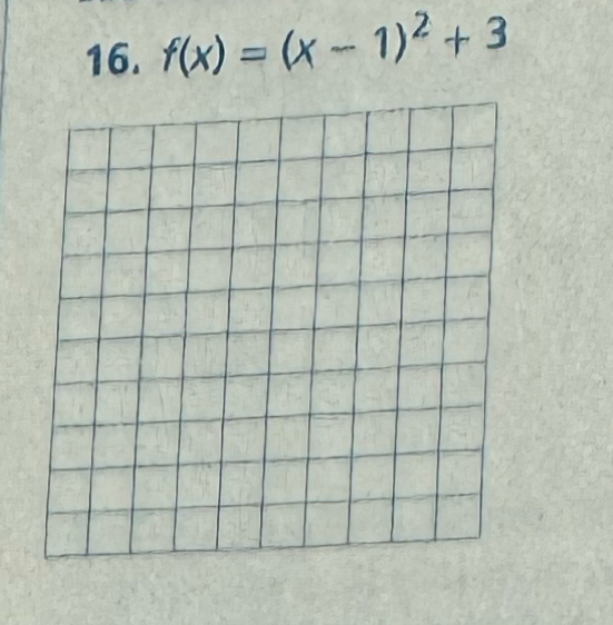 f(x)=(x-1)^2+3