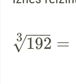 sqrt[3](192)=