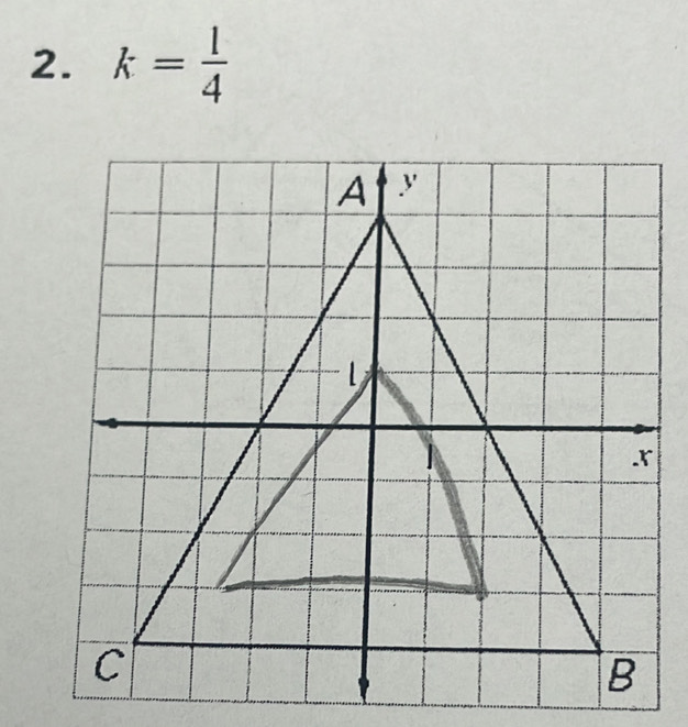 k= l/4 