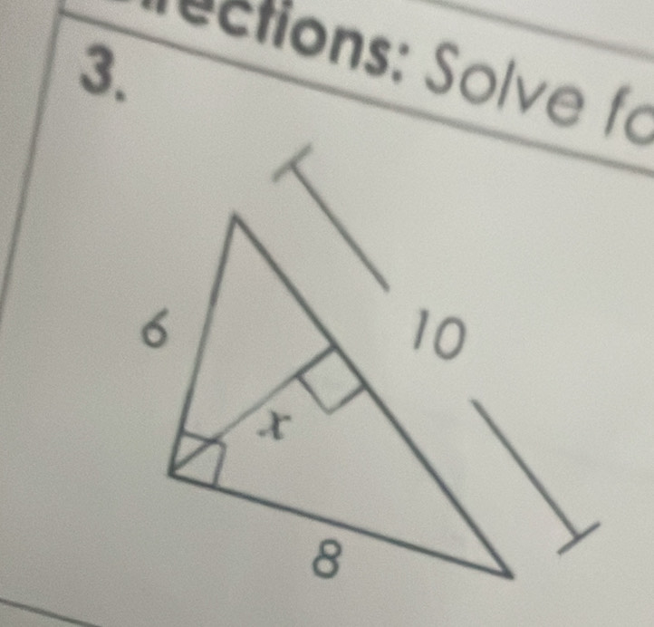 ctions: Solve fo 
3.