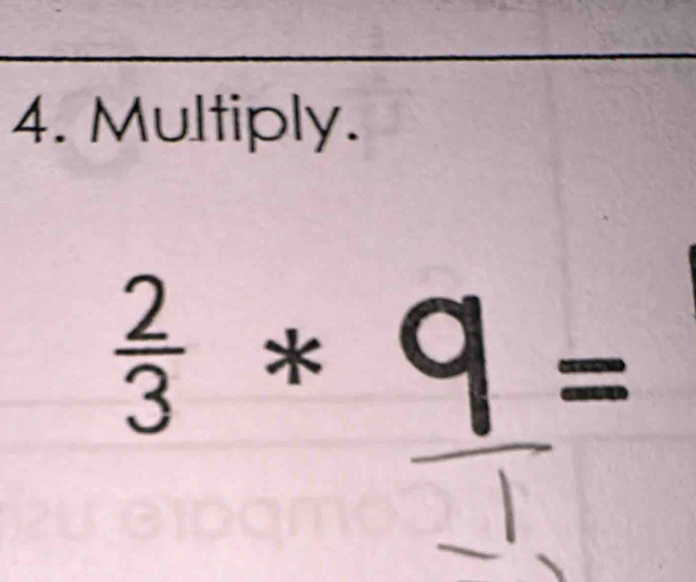  2/3 *frac 9=