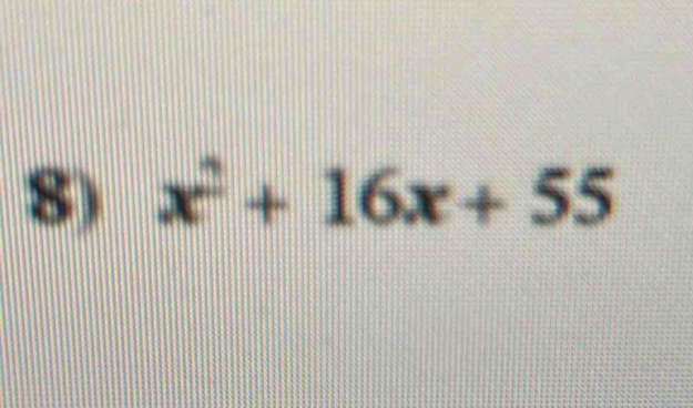 x^2+16x+55