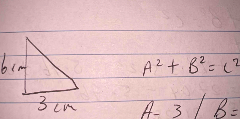 A^2+B^2=C^2
A-31 B=